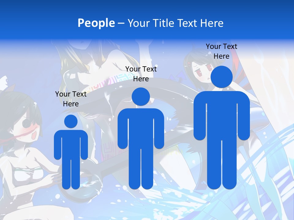 A Group Of Women Standing Next To Each Other PowerPoint Template