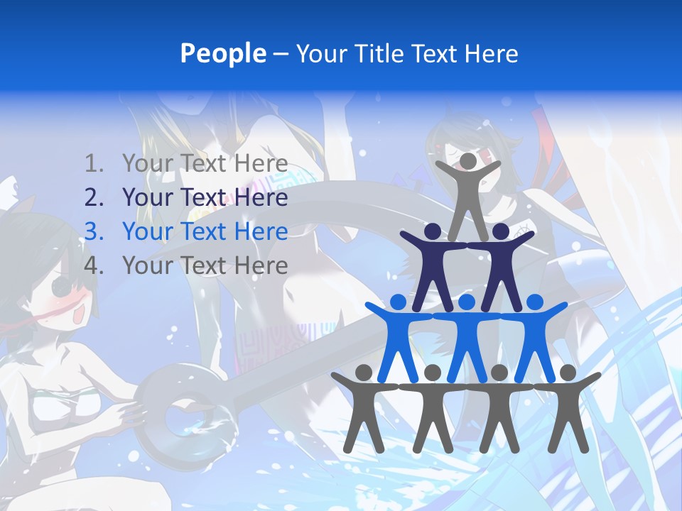 A Group Of Women Standing Next To Each Other PowerPoint Template