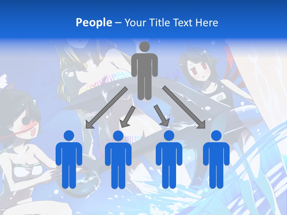 A Group Of Women Standing Next To Each Other PowerPoint Template