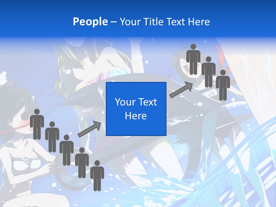 A Group Of Women Standing Next To Each Other PowerPoint Template