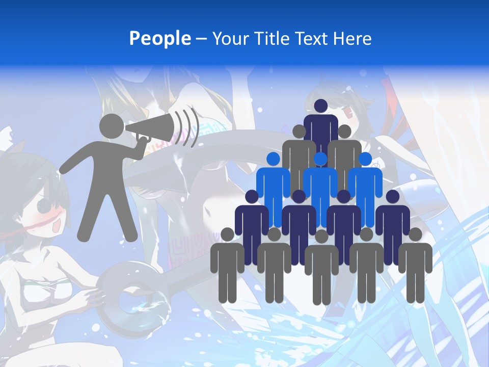 A Group Of Women Standing Next To Each Other PowerPoint Template