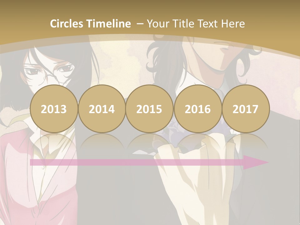 A Man In A Tuxedo And A Woman In A Dress PowerPoint Template