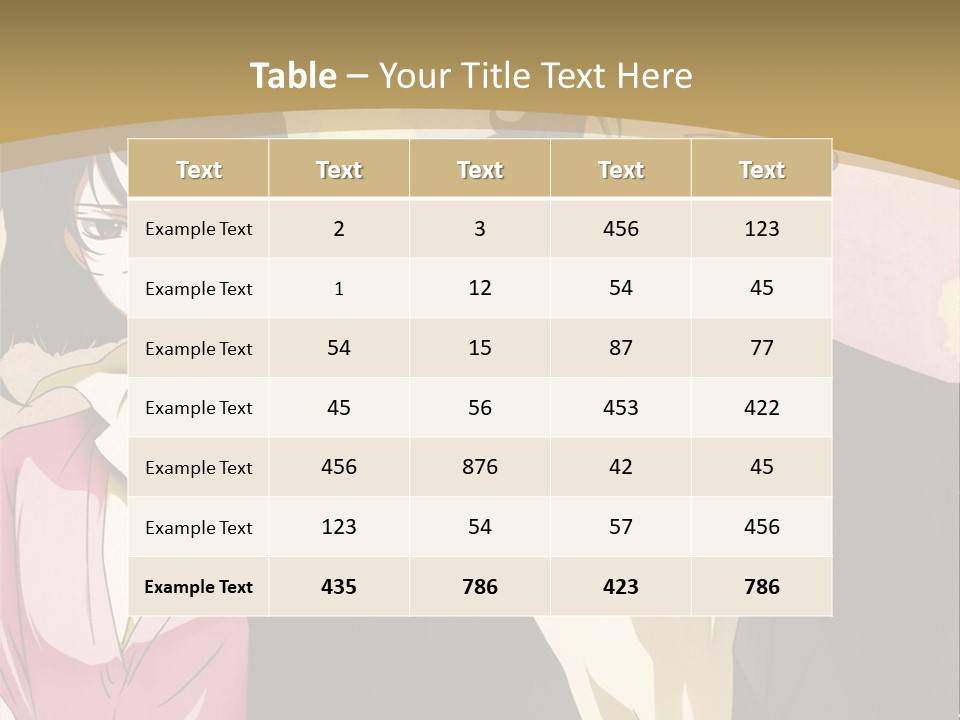 A Man In A Tuxedo And A Woman In A Dress PowerPoint Template