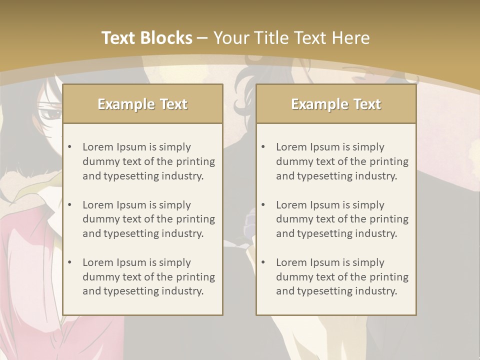 A Man In A Tuxedo And A Woman In A Dress PowerPoint Template