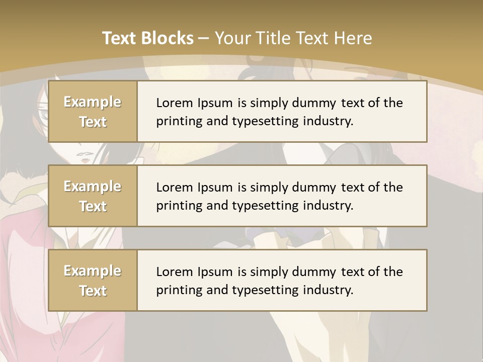 A Man In A Tuxedo And A Woman In A Dress PowerPoint Template