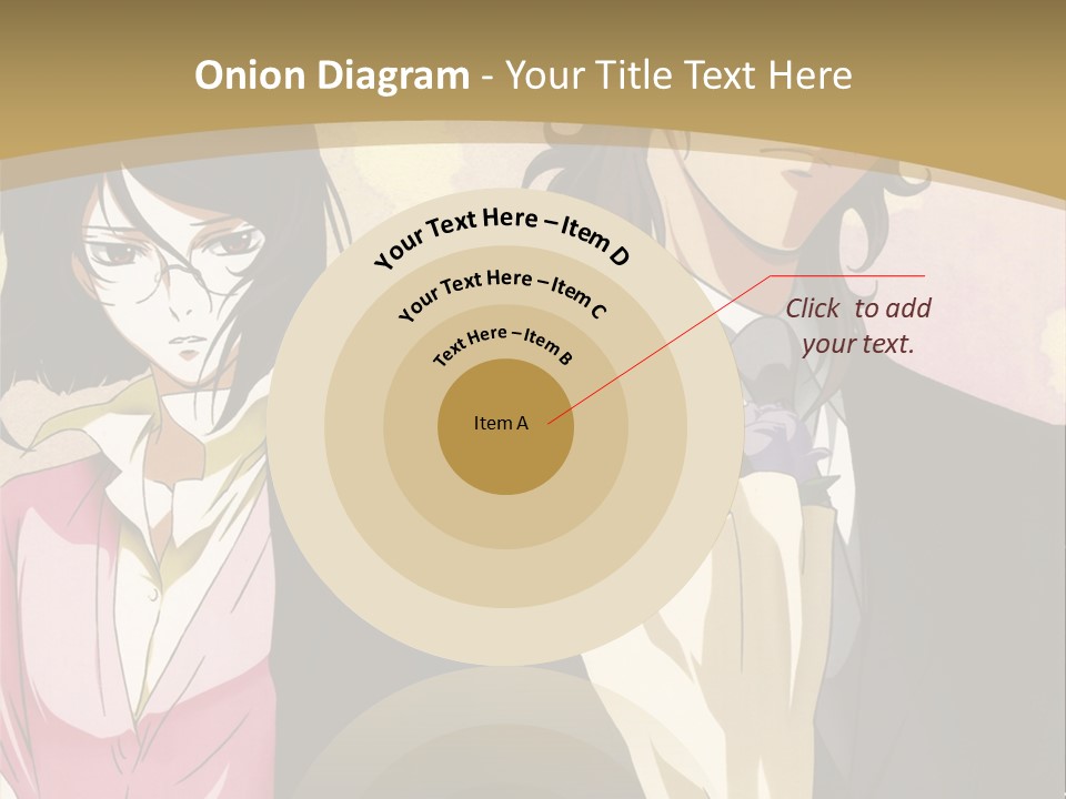 A Man In A Tuxedo And A Woman In A Dress PowerPoint Template