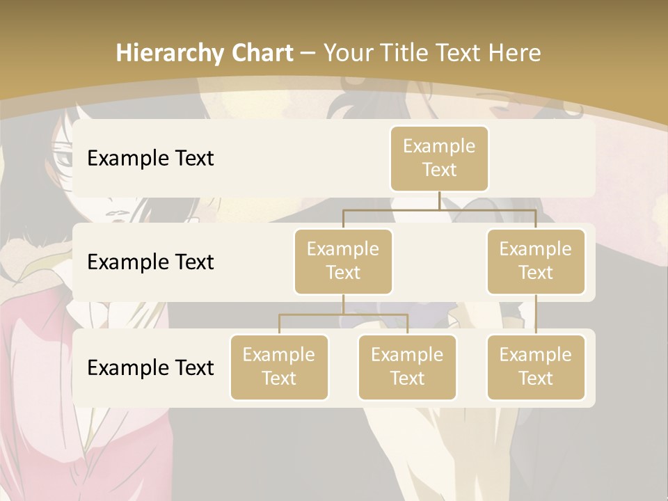 A Man In A Tuxedo And A Woman In A Dress PowerPoint Template