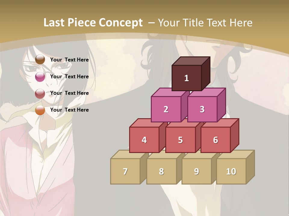 A Man In A Tuxedo And A Woman In A Dress PowerPoint Template