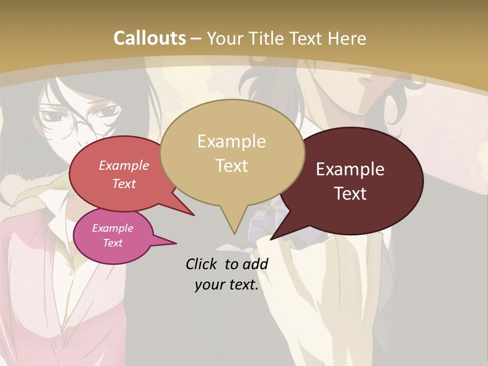 A Man In A Tuxedo And A Woman In A Dress PowerPoint Template