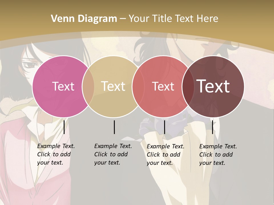 A Man In A Tuxedo And A Woman In A Dress PowerPoint Template