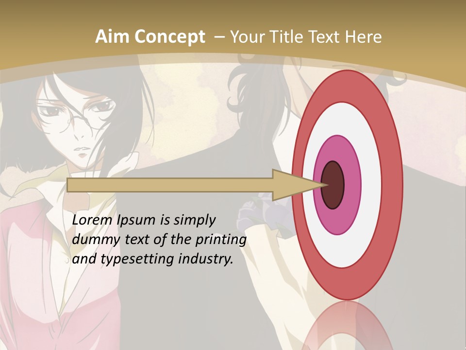 A Man In A Tuxedo And A Woman In A Dress PowerPoint Template