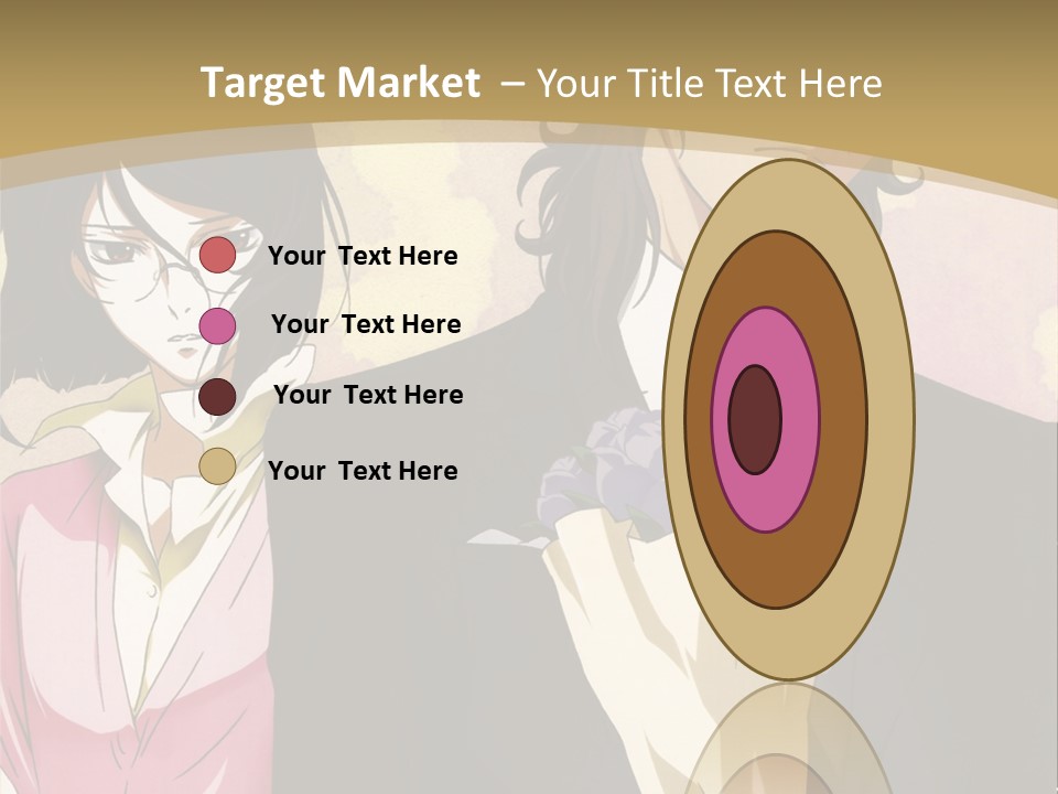 A Man In A Tuxedo And A Woman In A Dress PowerPoint Template