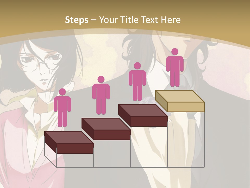 A Man In A Tuxedo And A Woman In A Dress PowerPoint Template