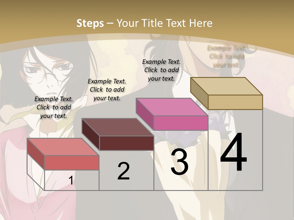 A Man In A Tuxedo And A Woman In A Dress PowerPoint Template