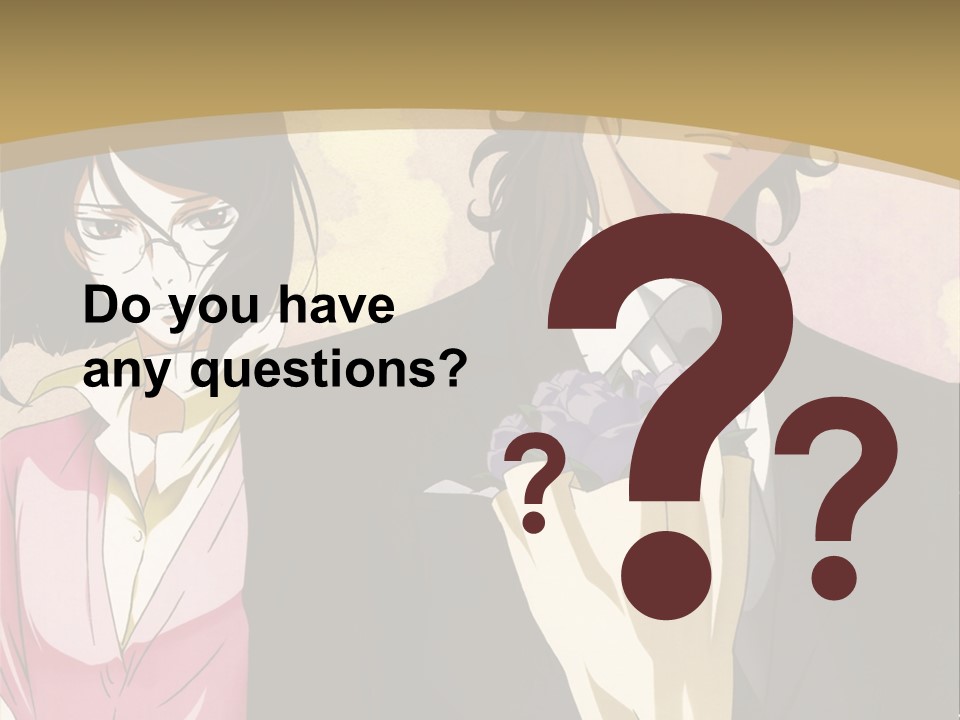 A Man In A Tuxedo And A Woman In A Dress PowerPoint Template