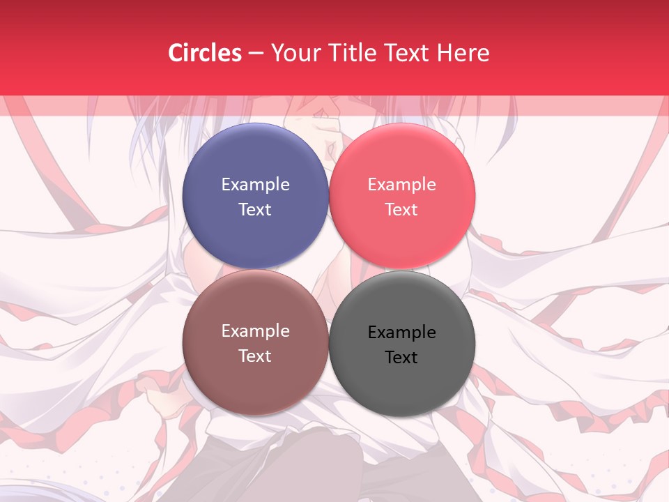 A Girl In A Hat With A Red Bow On Her Head PowerPoint Template