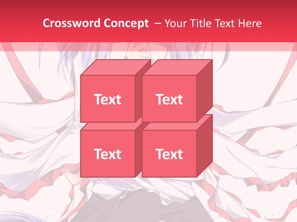 A Girl In A Hat With A Red Bow On Her Head PowerPoint Template