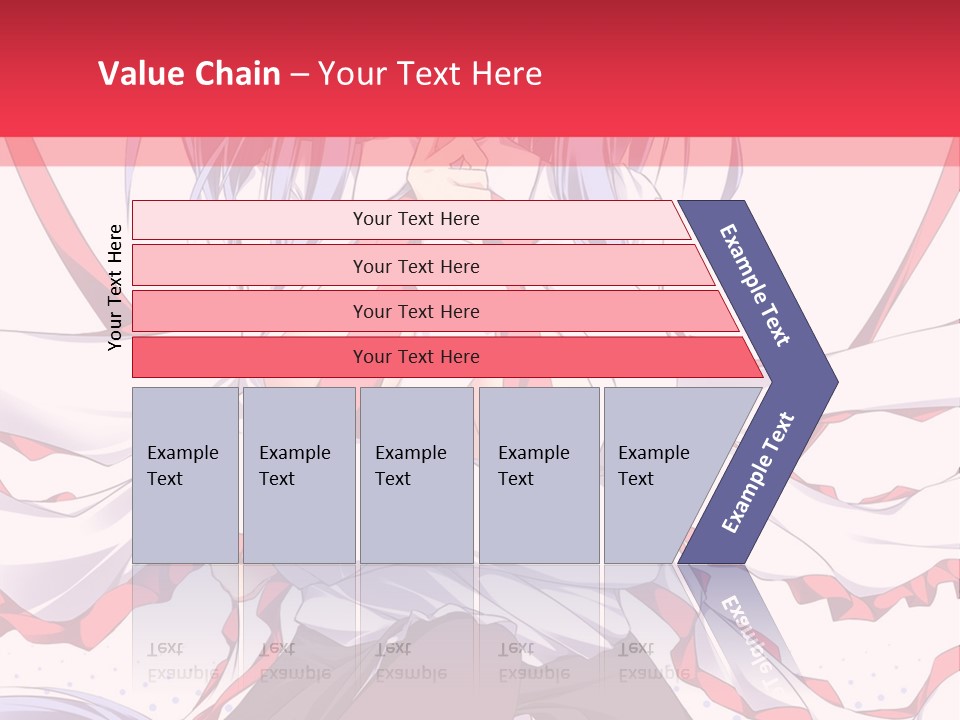 A Girl In A Hat With A Red Bow On Her Head PowerPoint Template