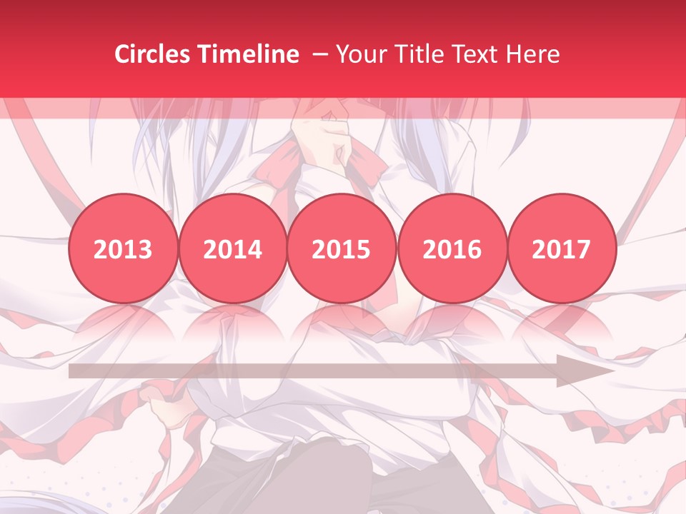 A Girl In A Hat With A Red Bow On Her Head PowerPoint Template