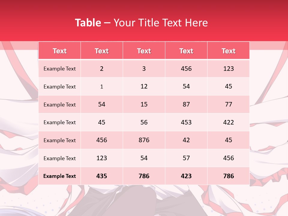 A Girl In A Hat With A Red Bow On Her Head PowerPoint Template