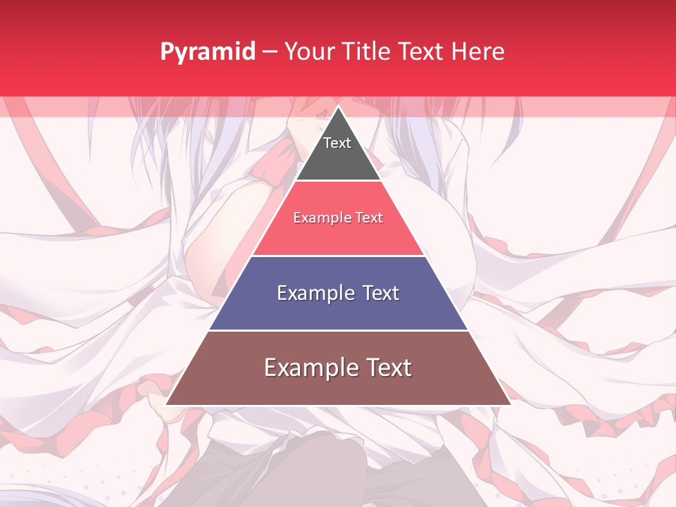 A Girl In A Hat With A Red Bow On Her Head PowerPoint Template