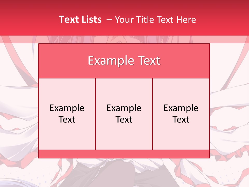 A Girl In A Hat With A Red Bow On Her Head PowerPoint Template