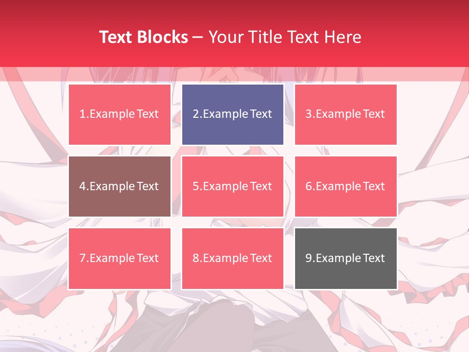 A Girl In A Hat With A Red Bow On Her Head PowerPoint Template