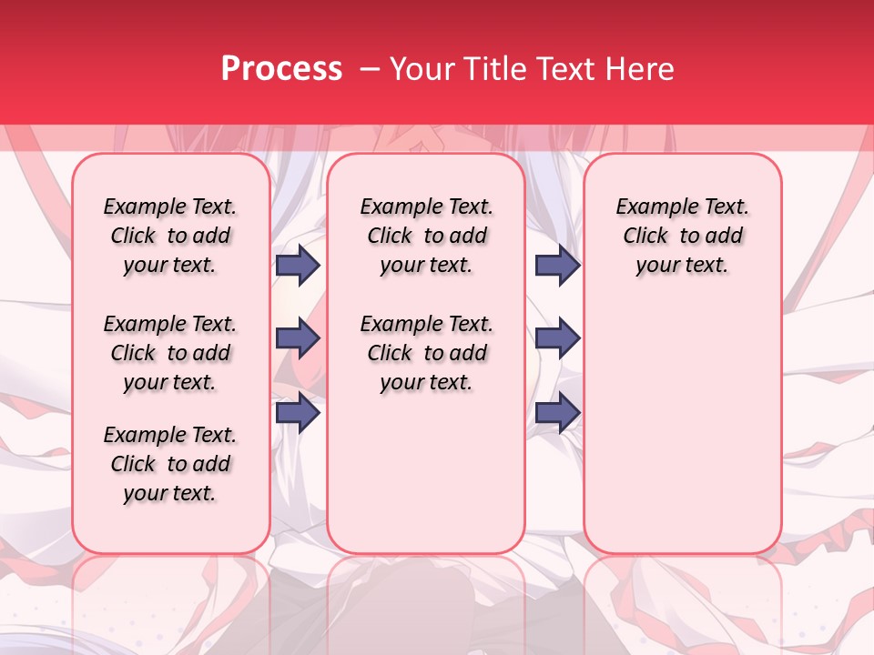 A Girl In A Hat With A Red Bow On Her Head PowerPoint Template