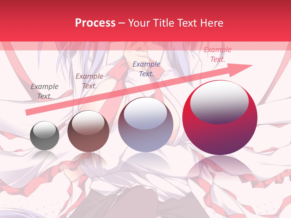 A Girl In A Hat With A Red Bow On Her Head PowerPoint Template