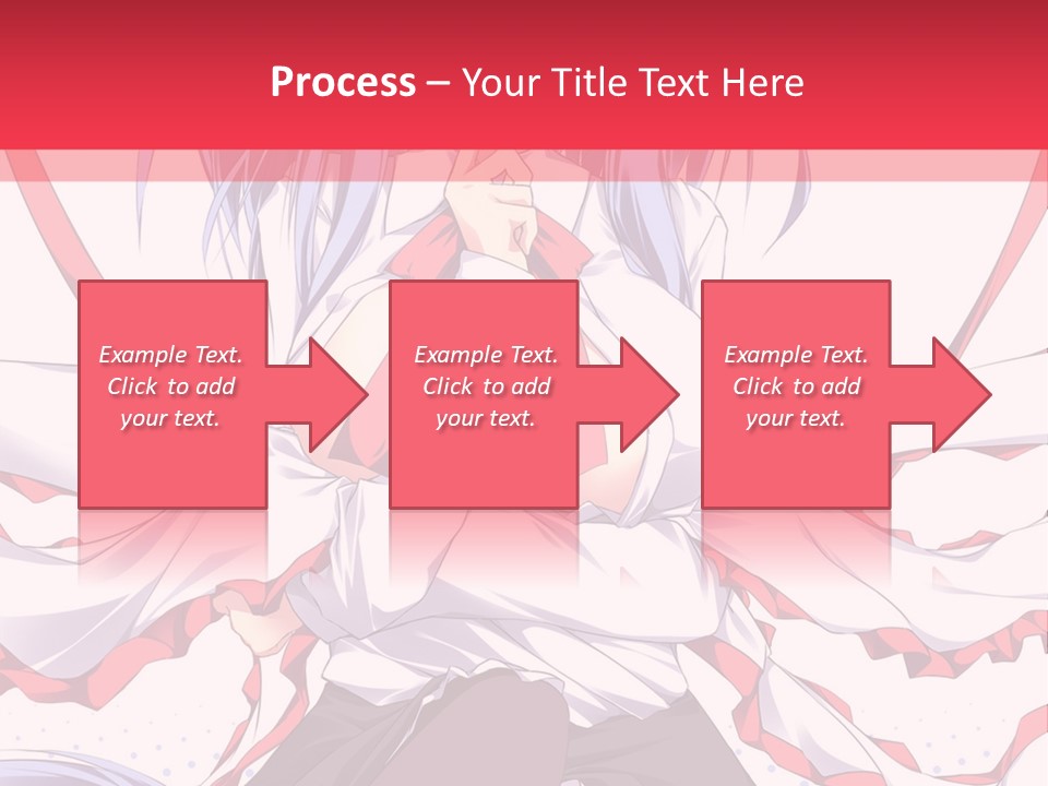 A Girl In A Hat With A Red Bow On Her Head PowerPoint Template