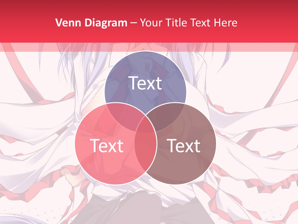 A Girl In A Hat With A Red Bow On Her Head PowerPoint Template