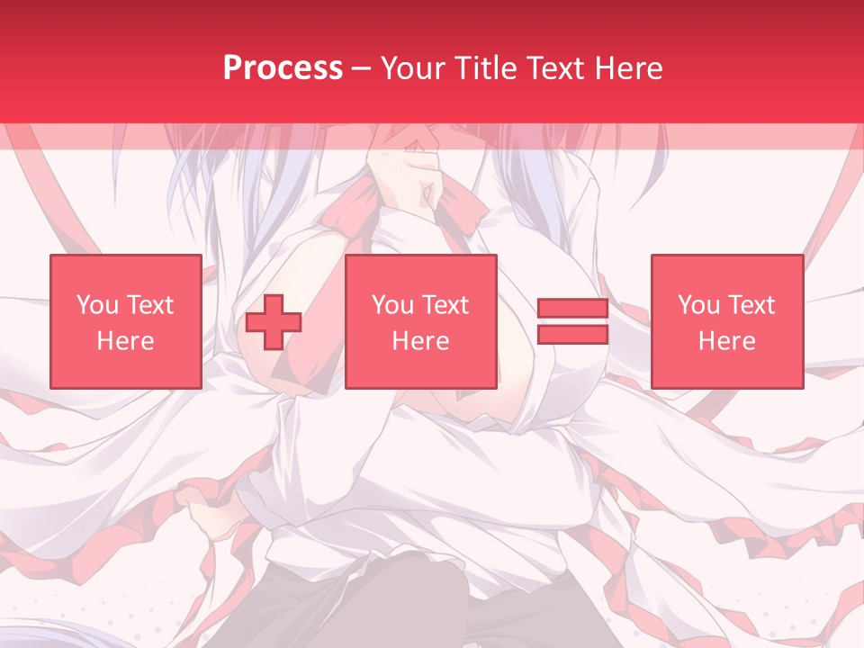 A Girl In A Hat With A Red Bow On Her Head PowerPoint Template