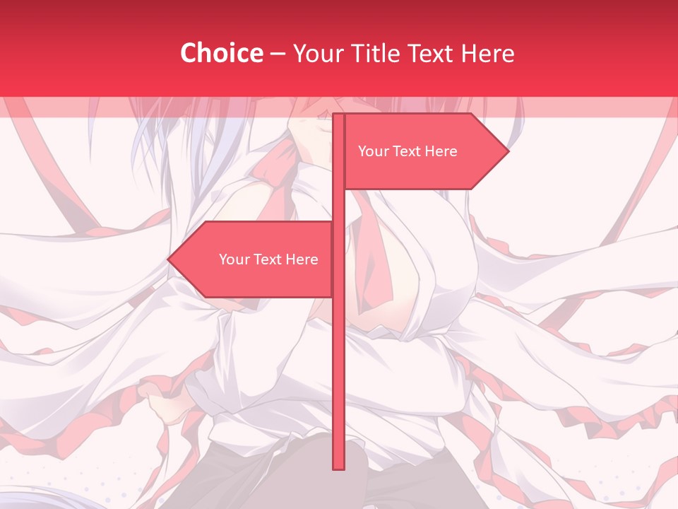 A Girl In A Hat With A Red Bow On Her Head PowerPoint Template