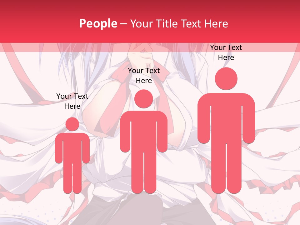 A Girl In A Hat With A Red Bow On Her Head PowerPoint Template