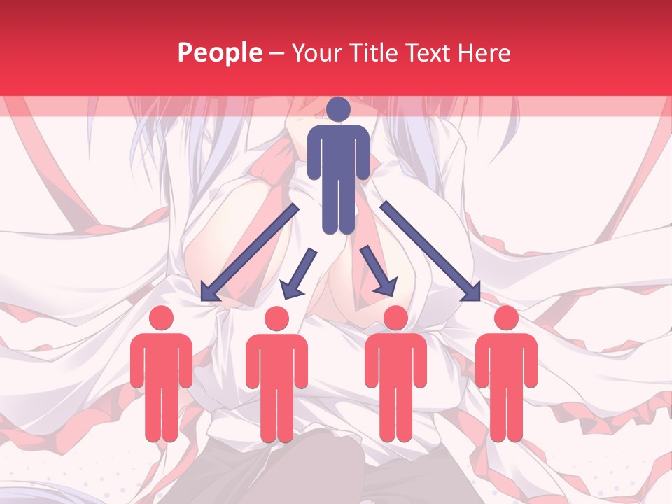 A Girl In A Hat With A Red Bow On Her Head PowerPoint Template