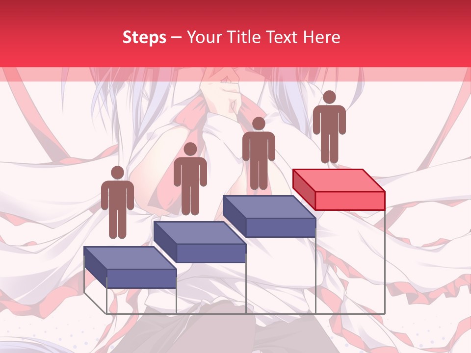 A Girl In A Hat With A Red Bow On Her Head PowerPoint Template