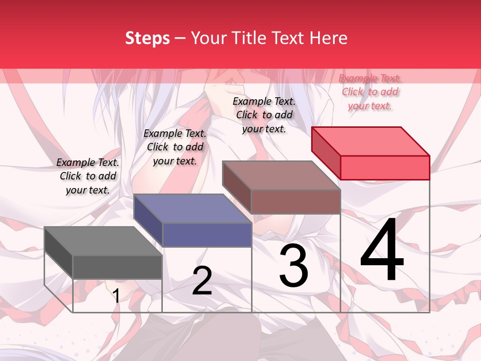 A Girl In A Hat With A Red Bow On Her Head PowerPoint Template