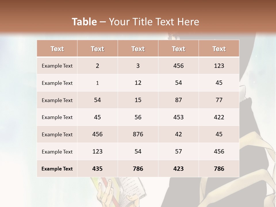A Man Is Reading A Book In Front Of A Wall PowerPoint Template