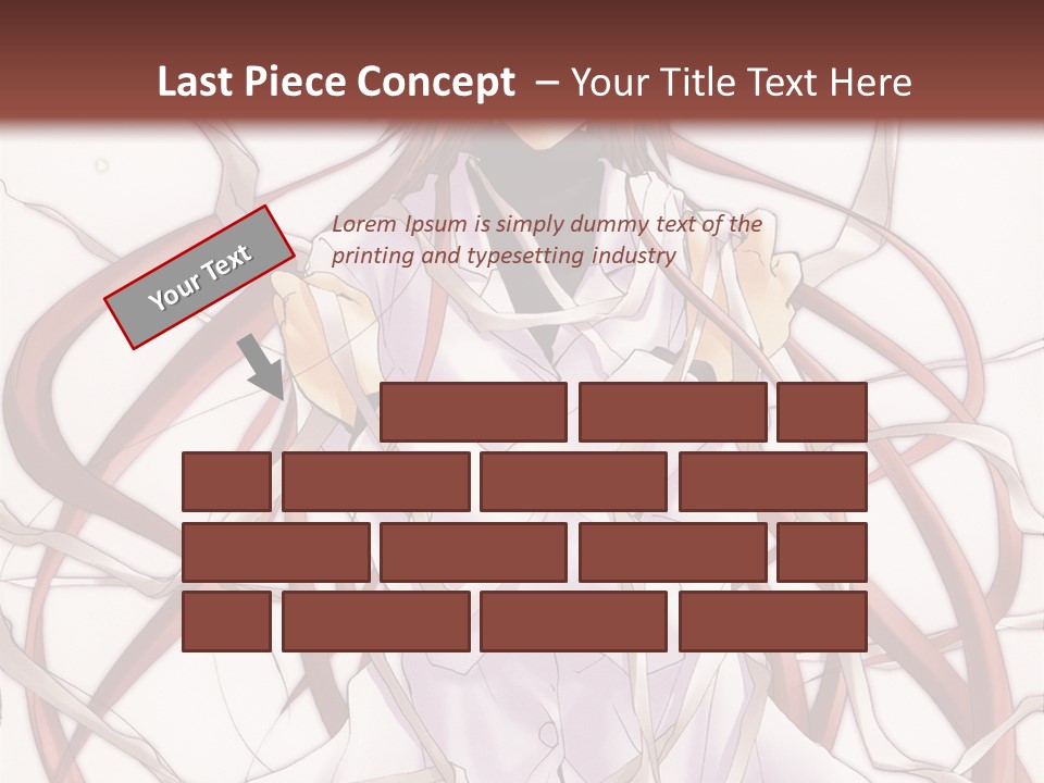 A Woman With Red Hair Is Standing In Front Of A Tree PowerPoint Template