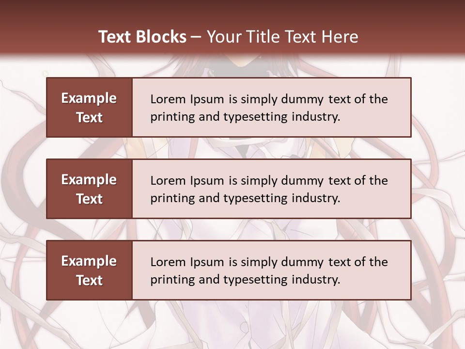 A Woman With Red Hair Is Standing In Front Of A Tree PowerPoint Template
