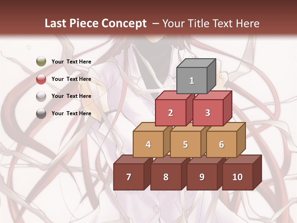 A Woman With Red Hair Is Standing In Front Of A Tree PowerPoint Template