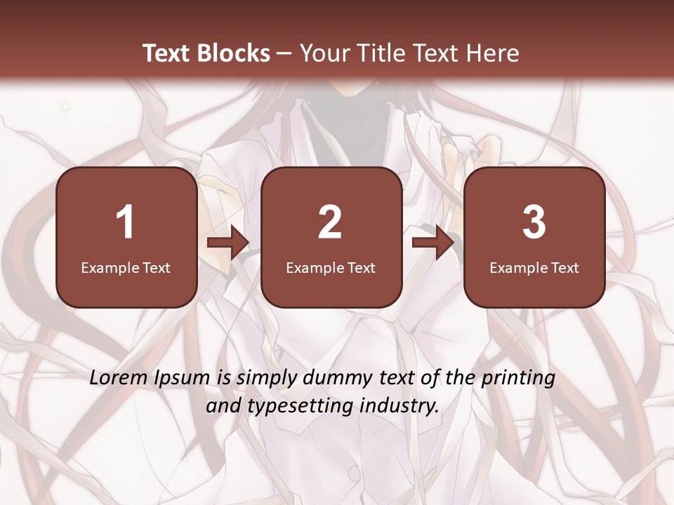 A Woman With Red Hair Is Standing In Front Of A Tree PowerPoint Template