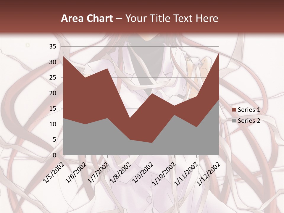 A Woman With Red Hair Is Standing In Front Of A Tree PowerPoint Template