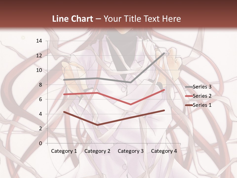 A Woman With Red Hair Is Standing In Front Of A Tree PowerPoint Template