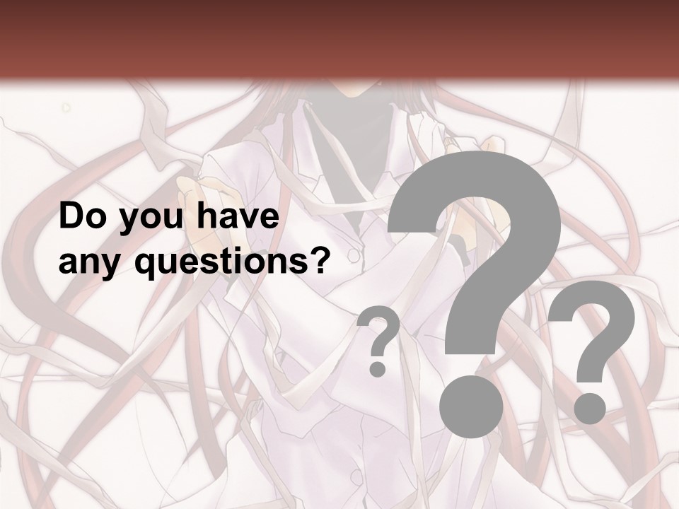 A Woman With Red Hair Is Standing In Front Of A Tree PowerPoint Template