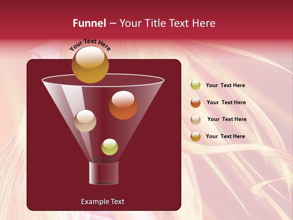 A Girl With Long Blonde Hair And A Pink Dress PowerPoint Template