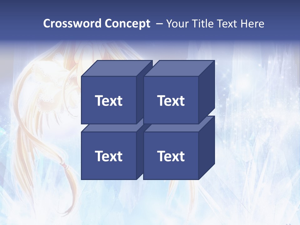 A Beautiful Blond Haired Girl Sitting On Top Of A Tree PowerPoint Template