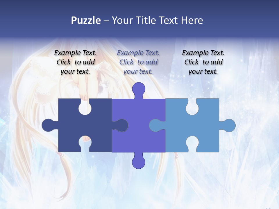 A Beautiful Blond Haired Girl Sitting On Top Of A Tree PowerPoint Template