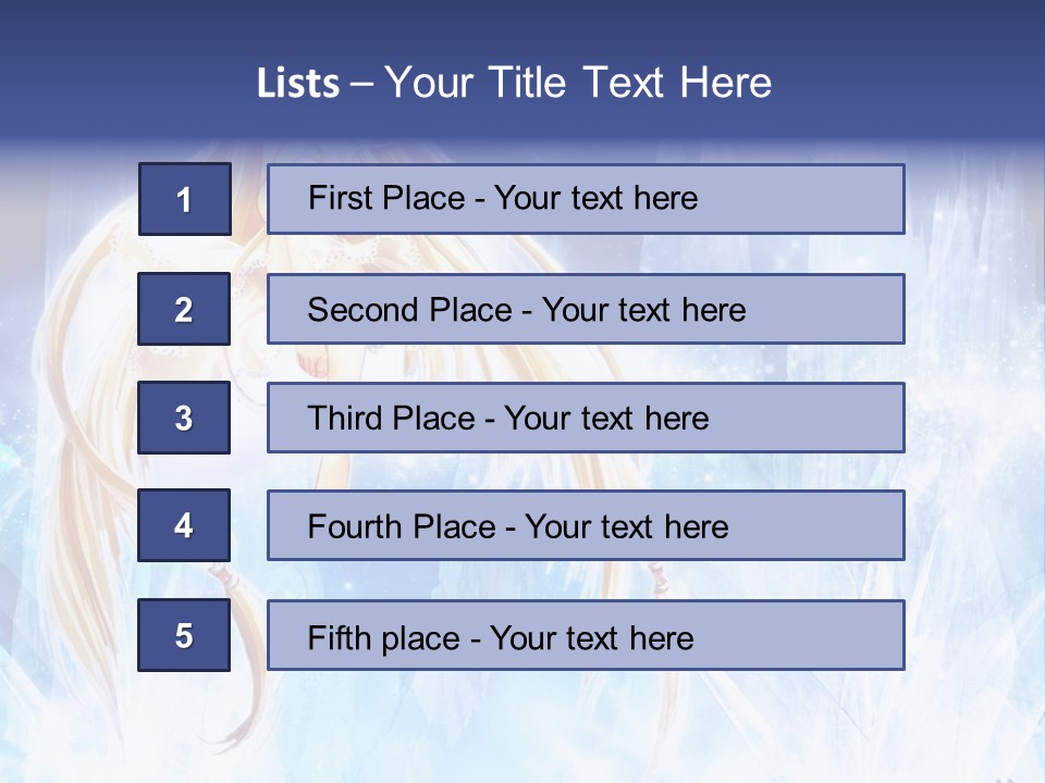 A Beautiful Blond Haired Girl Sitting On Top Of A Tree PowerPoint Template