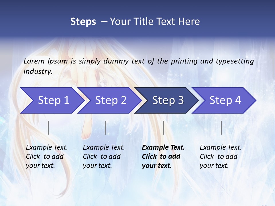A Beautiful Blond Haired Girl Sitting On Top Of A Tree PowerPoint Template